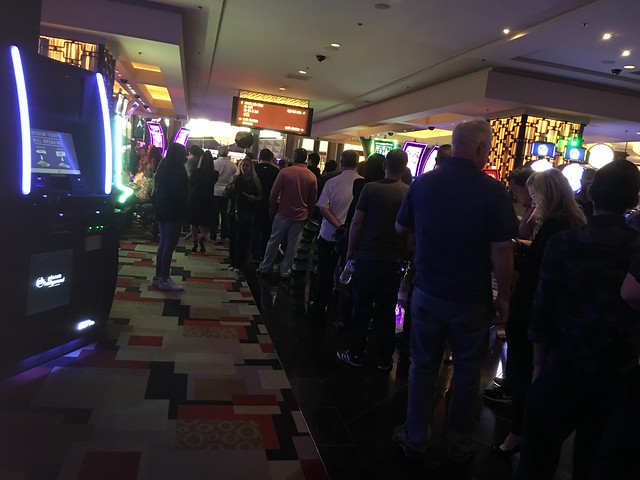 Box office line, Planet Hollywood Sept 27, 2017