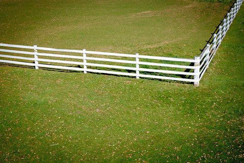 grass fence countryside view green white farm ontario