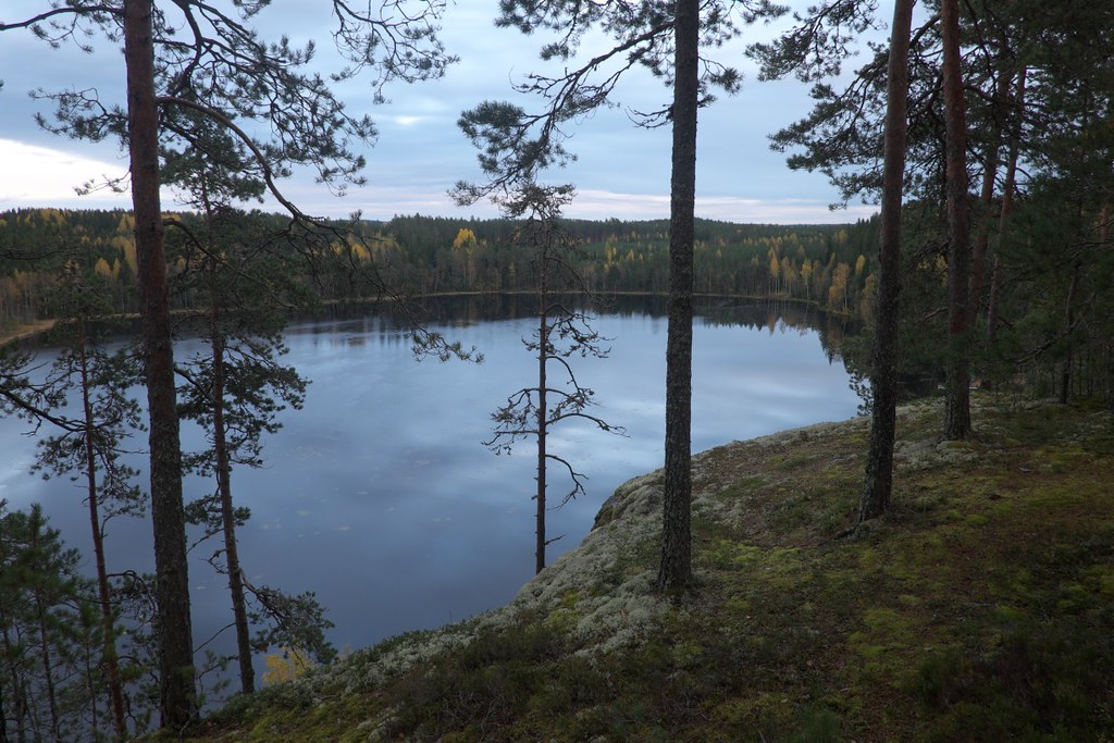 Красивая масштабная природа в регионе Финляндии пограничном с Ленобластью