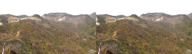 Mount Zao, 4K UHD, stereo parallel view