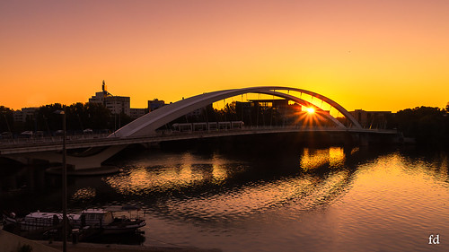 lyon pont bridge leverdesoleil confluence sunrise pontraymondbarre morning
