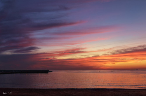 amanecer sunrise beach playa seascape asturies sky light clouds nubes