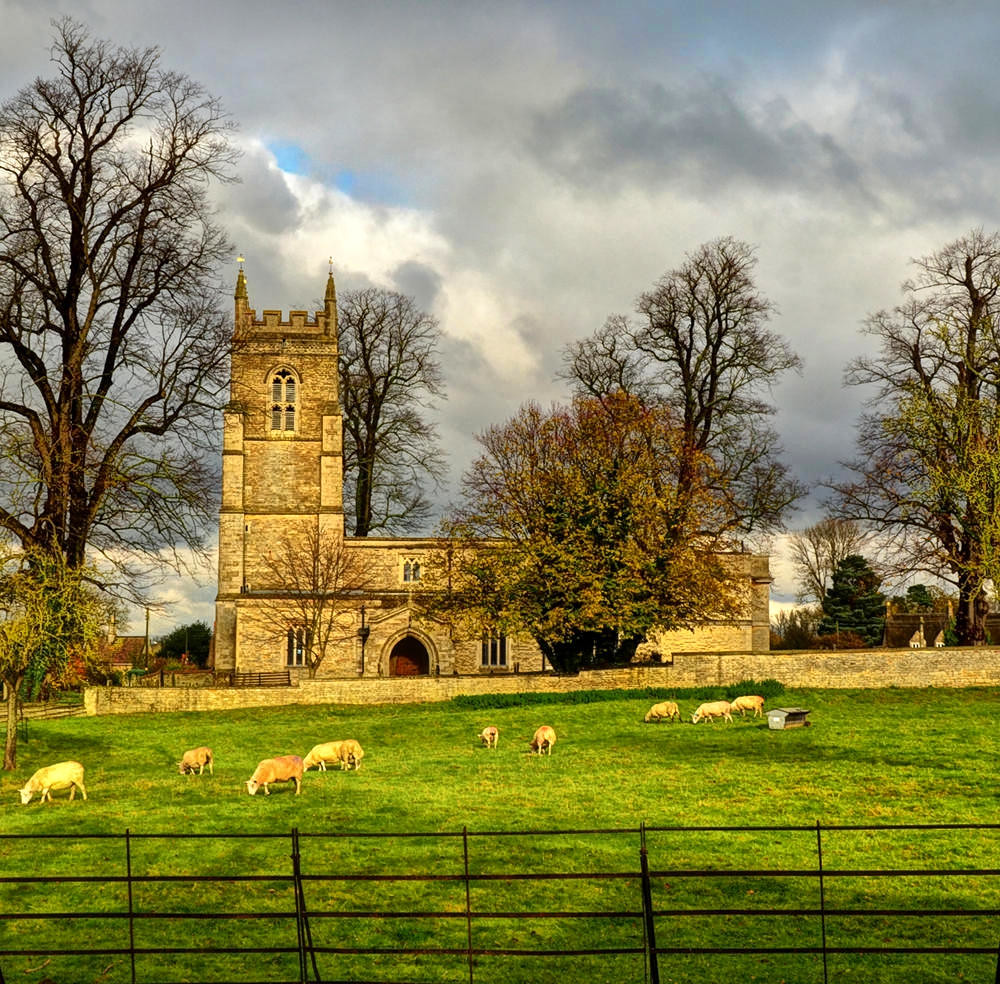 Church of St Edmund at Warkton, Northamptonshire. Credit Baz Richardson, flickr