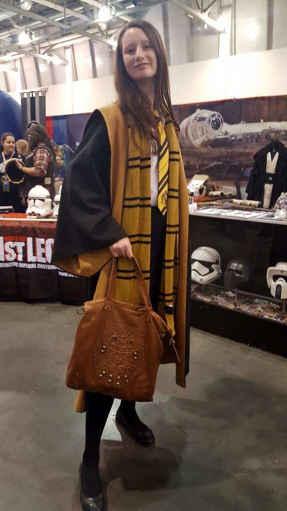 Hufflepuff student. Fantastic Literary Cosplays from Grand Rapids Comic Con