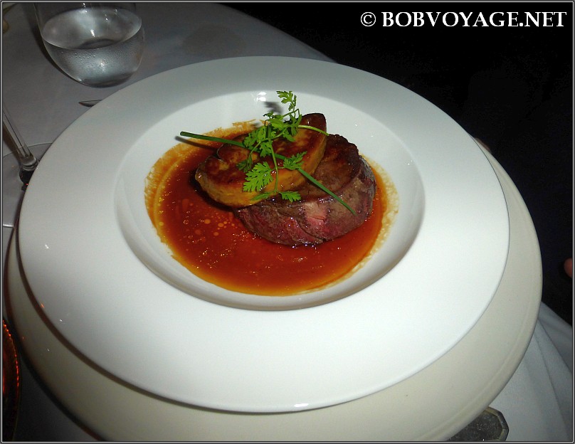 Steak with Foie Gras at The French Horn