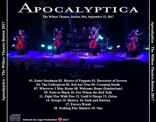 Apocalyptica-Boston 2017 back