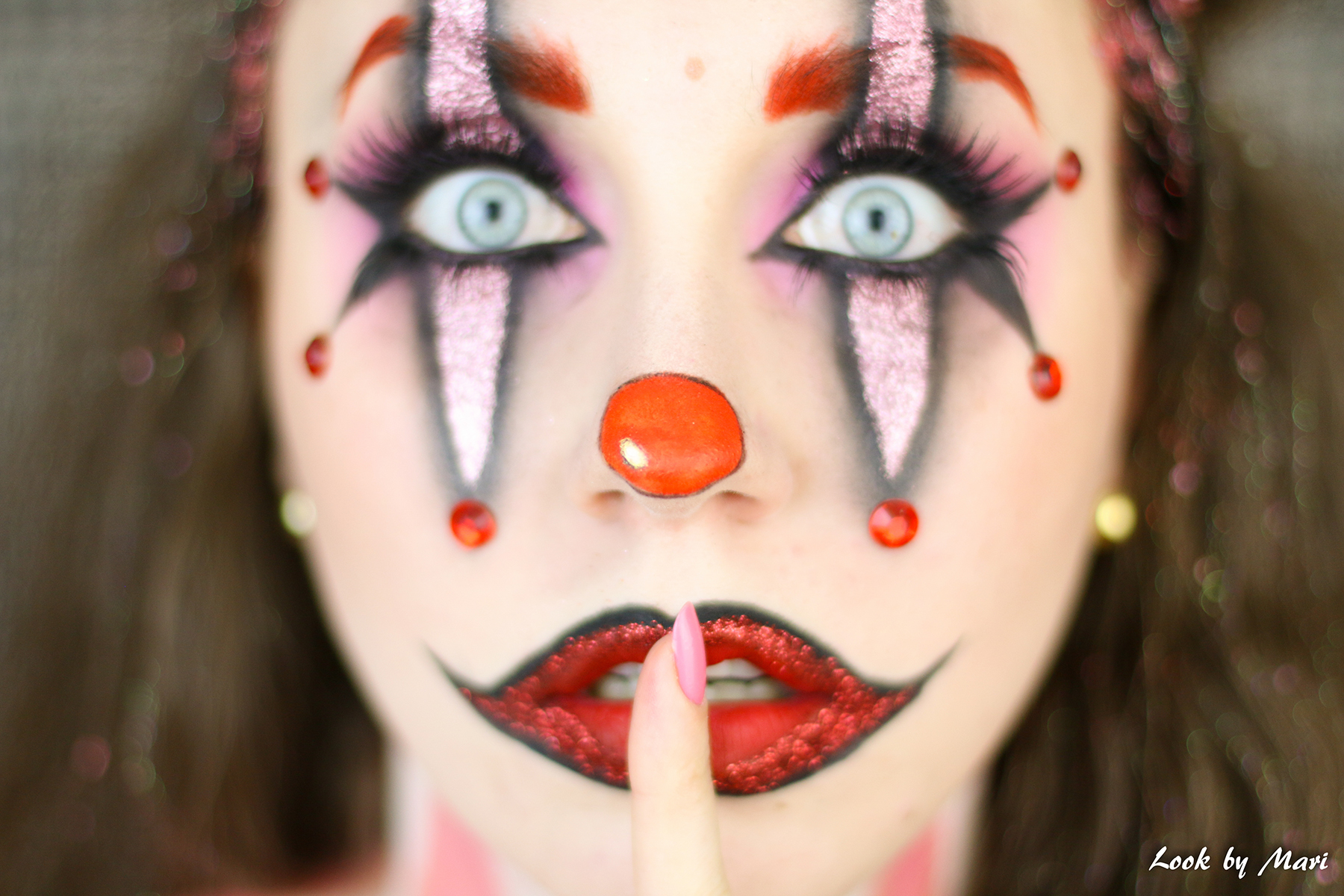 9 clown makeup inspiration tutorial youtube pink red glittery easy for beginners
