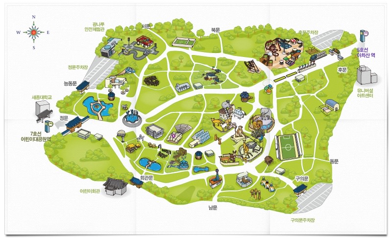 Children Grand Park Map