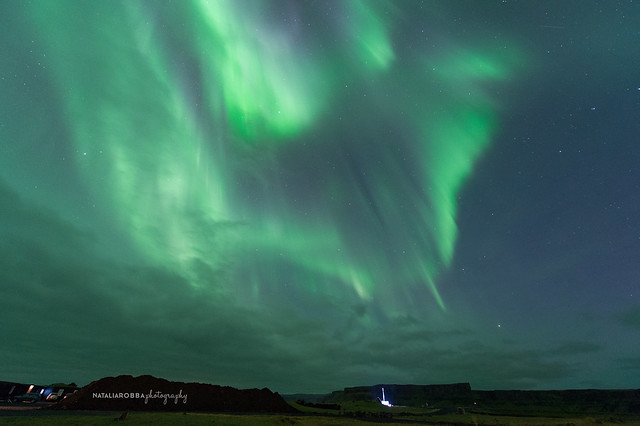 Aurora Borealis over Southern Iceland