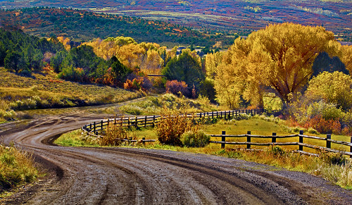 davidleeshort doublerlranch autumn color colorado railfence road