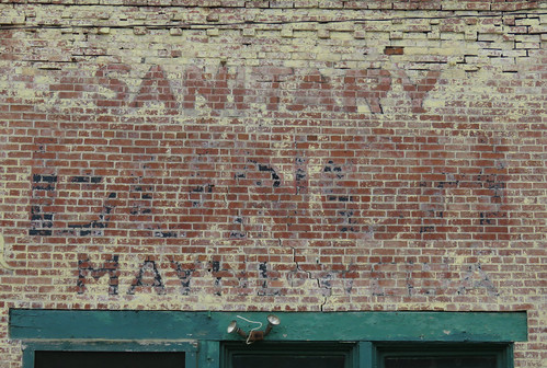 brick vintagesign ghostsign smalltown rossville indiana