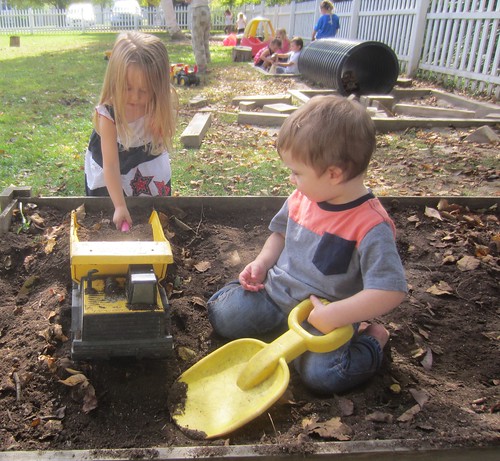 digging in the garden