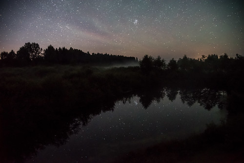 stars lake nakts zvaigznes