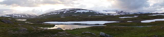Panorama from our camp spot.