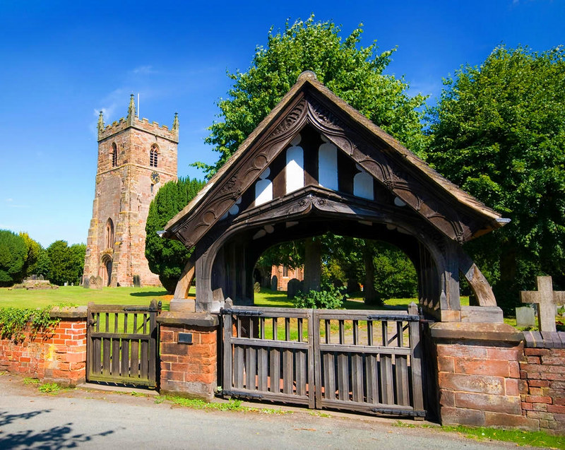 All Saints' parish church, Alrewas, Staffordshire. Credit Bs0u10e01