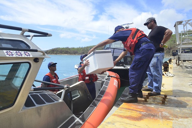 Coast Guard crews deliver medical supplies in Puerto Rico