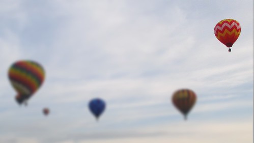hotair balloon blur