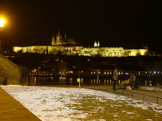 プラハ城 夜景1