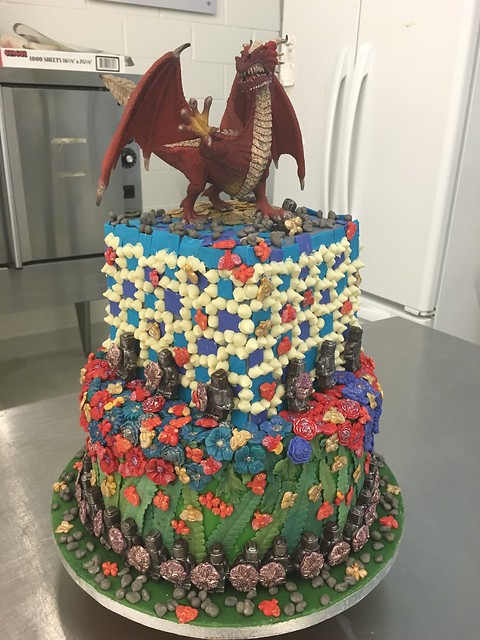 Dragon Castle Cake by Julia Gordon of JAG Bakes