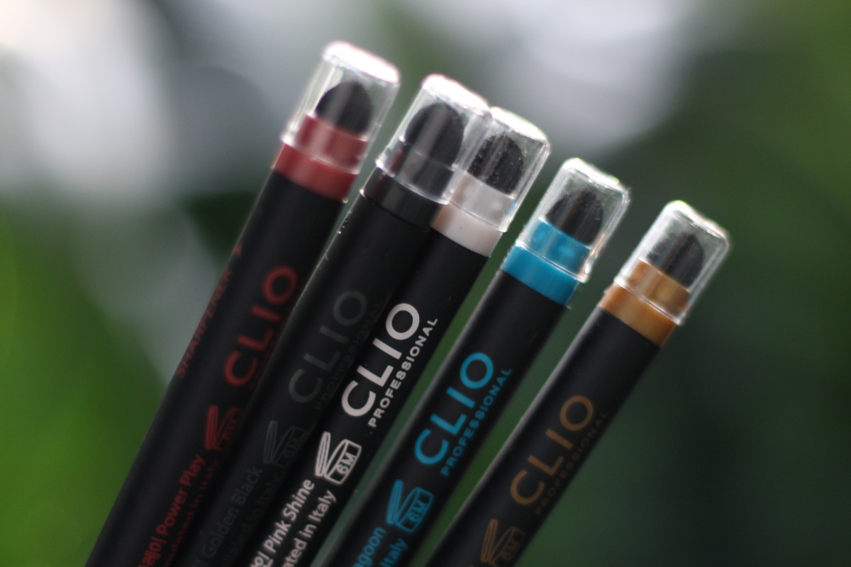 Clio Gelpresso Waterproof Pencil Gel Liner Review and Swatches