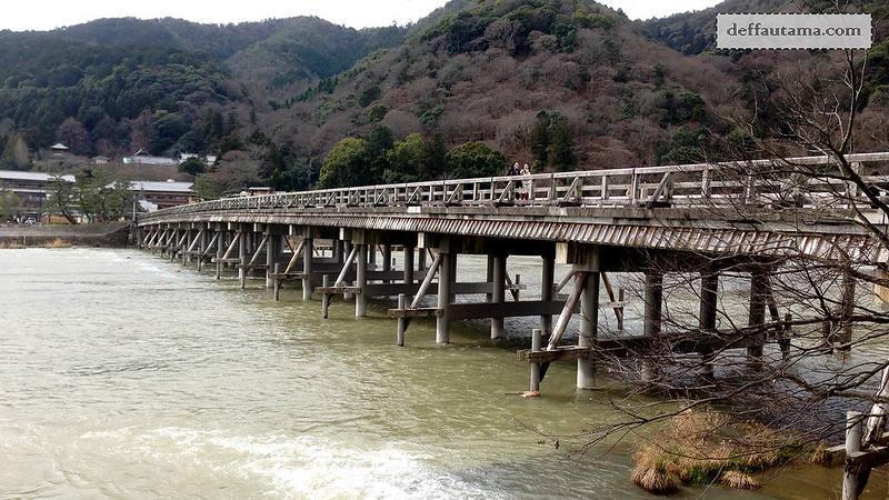 3 Hari Keliling Kyoto - Togetsukyo Bridge