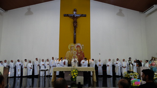 Missa com Reitor Mor dos Salesiano - Pe. Ángel Artime