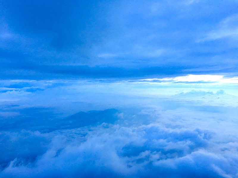 富士山頂的雲海