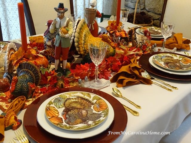 Thanksgiving Tablescape at From My Carolina Home