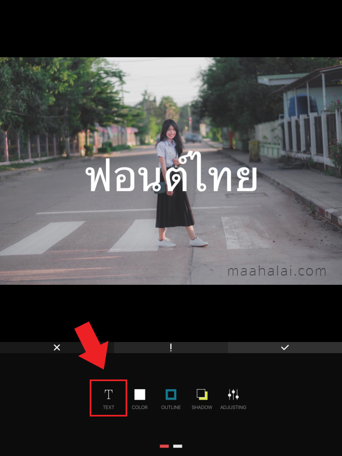 install Font thai OVLA