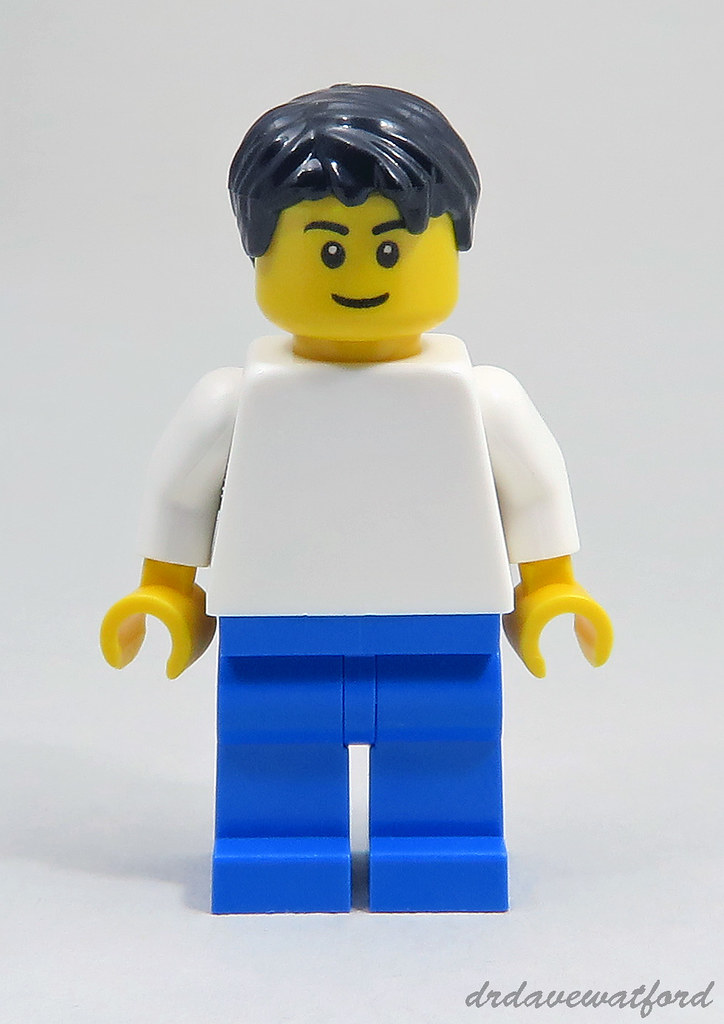 NEW LEGO Figure Head Plain Classic Standard Grin yellow x5 modulars Town 