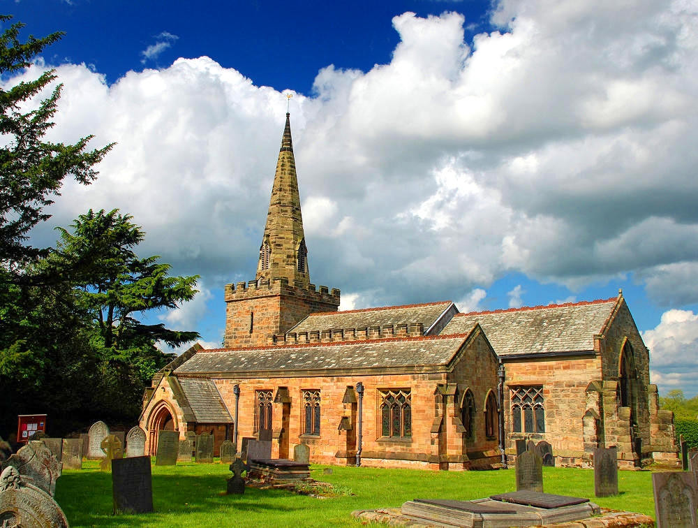 St Mary the Virgin's Church, Newton Solney, Derbyshire. Credit Gammock