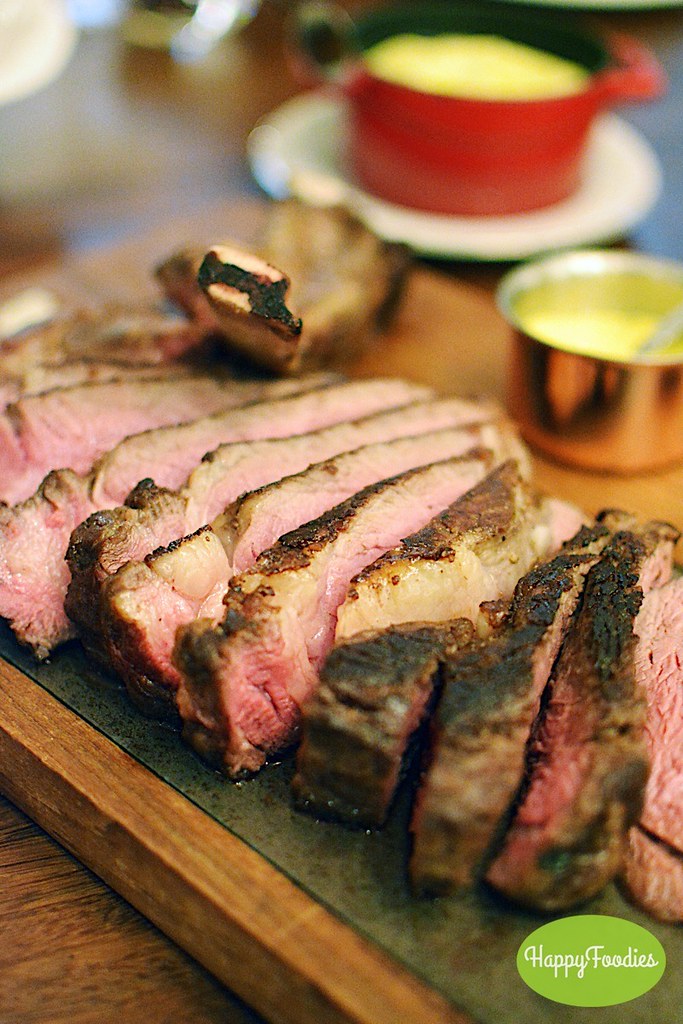 Medium rare steak