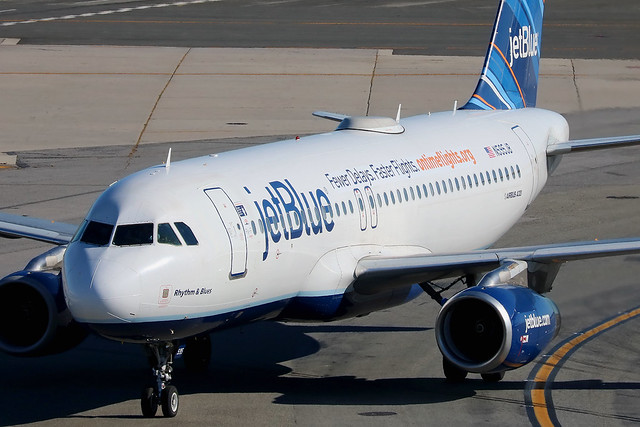 N595JB | Airbus A320-232 | jetBlue Airways "Rhythm & Blues" ("ontimeflights.org" titles)