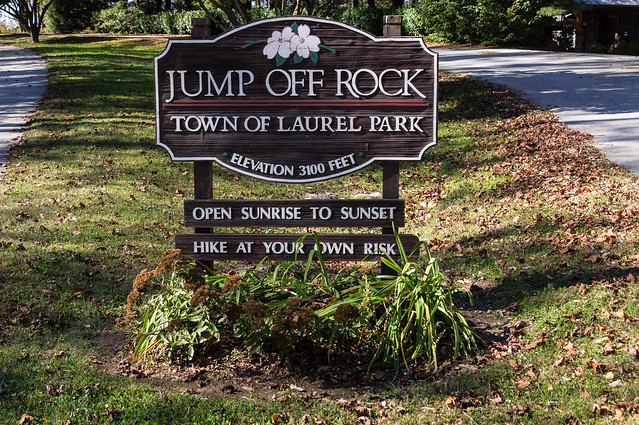 Jump OFf Rock sign - 2