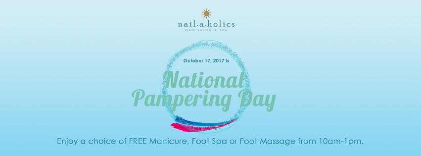National Pampering Day 2017
