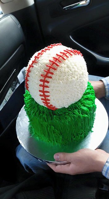 Grassy Basaeball Cake from Cakes by Thalia
