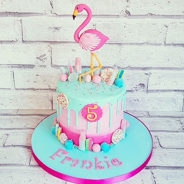 Flamingo Cake from Nicola Ede of A Fondant Memory by Nicola