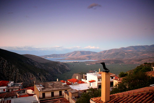 greece delphi geotagged parnassusmountains mountains panorama sunrise magichour longhour hotel hotelview