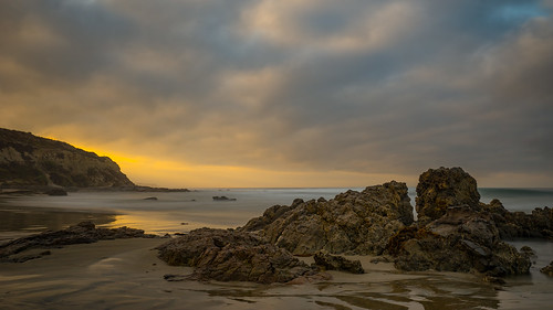 beach california crystalcove landscape longexposure ocean orangecounty pacific rocks shoreline sunrise unitedstates