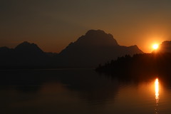 Sunset at Jackson Lake