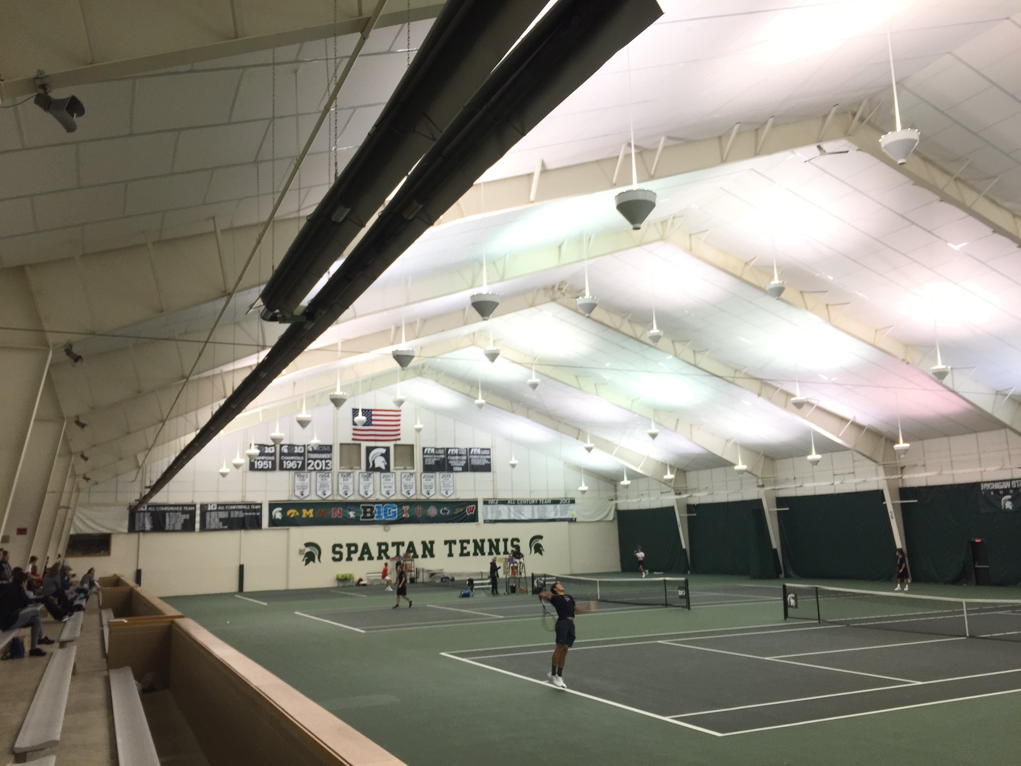 Michigan State Tennis Wraps Up Fall Season at Big Ten Indoor Championships 