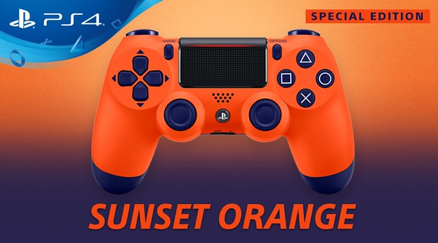 Sunset Orange Dualshock 4