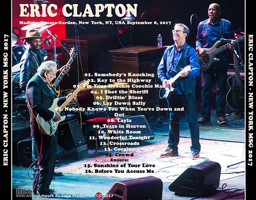 Eric Clapton-New York MSG 2017 back