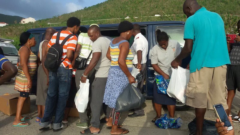Some of the relief efforts of The Salvation Army in Sint Maarten