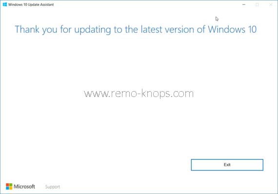 Windows 10 Update Assistant - Force Fall Creators Update download 221