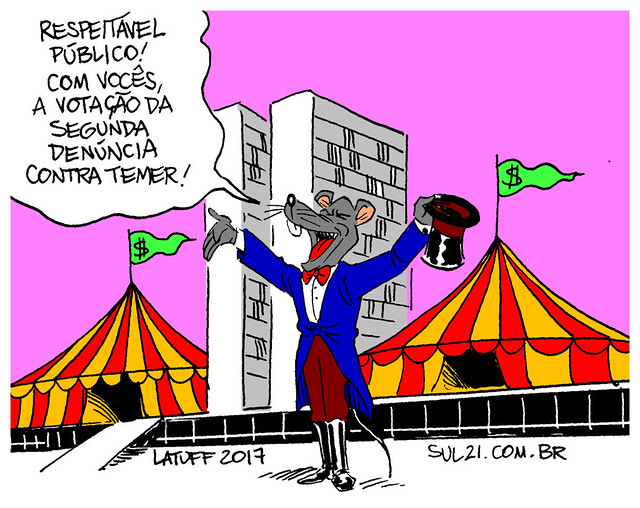 Latuff: Segunda denúncia contra Temer - Créditos: Latuff