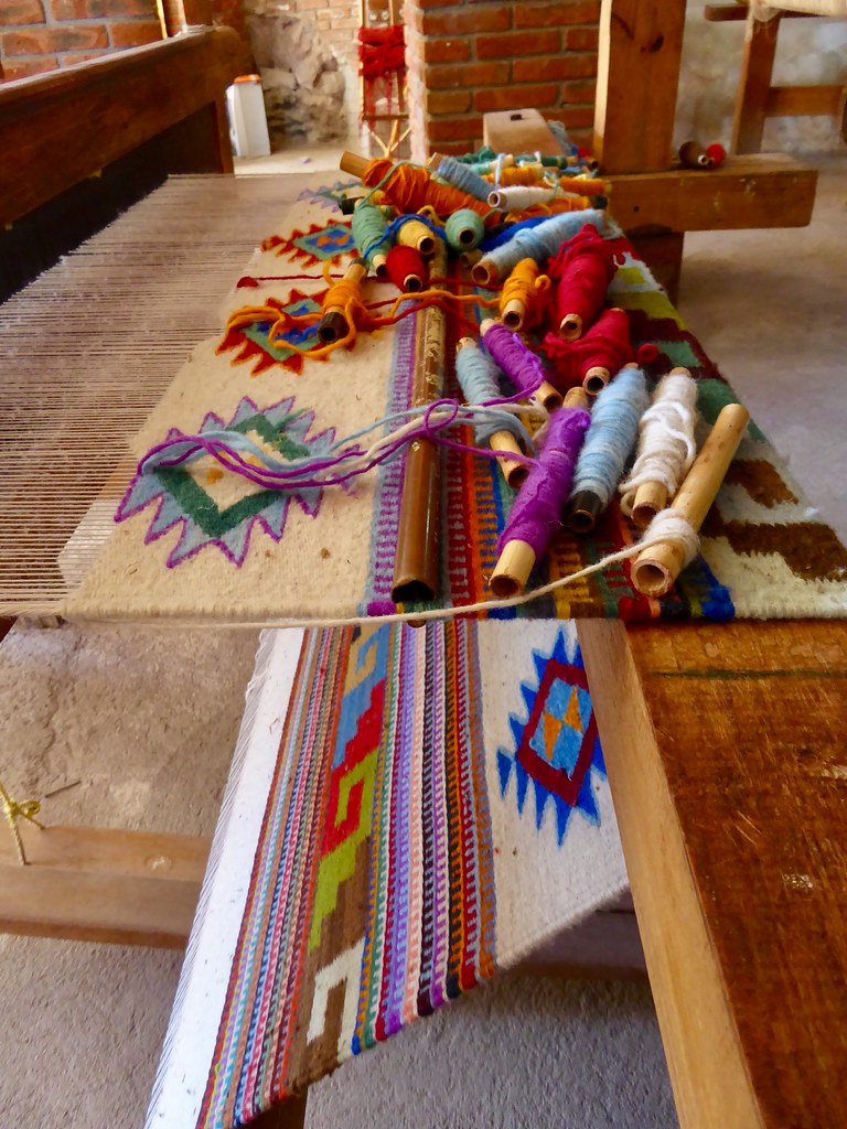 Tappeti zapotechi a Teotitlán, stato di Oaxaca