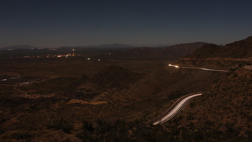 arizona moonlight longexposure congressvalley yarnellhill az89a arizonaroute89 night nighttime nightphotography