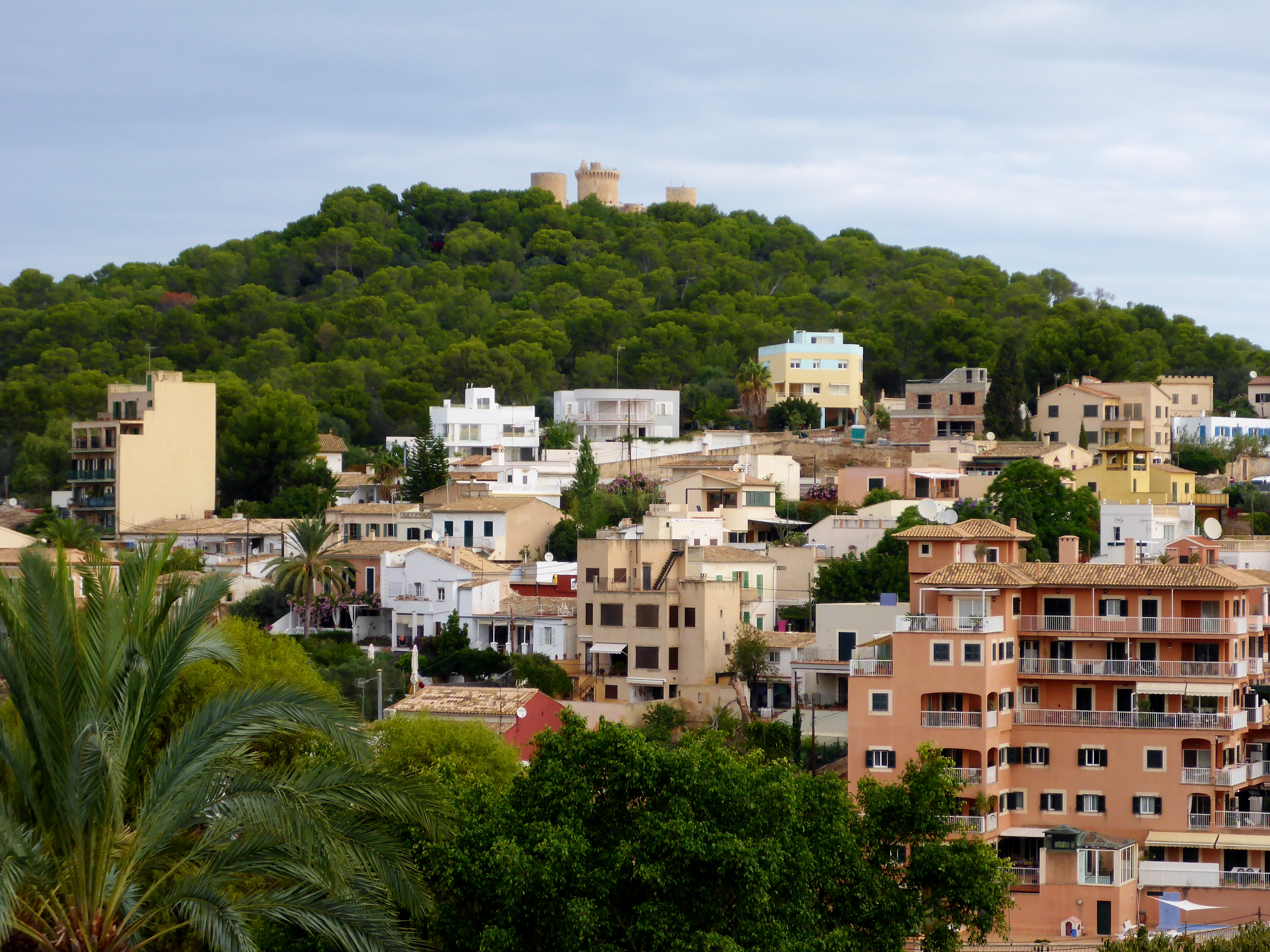 in Palma, Ausblick vom Hotel