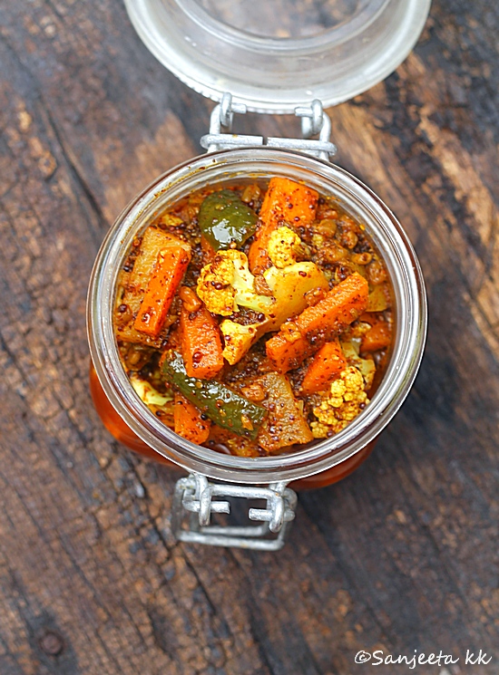 Recipe & Food Styling | Mixed Vegetable Pickle
